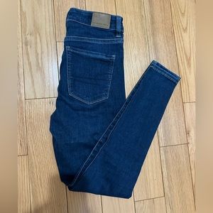 american eagle dark wash jeans